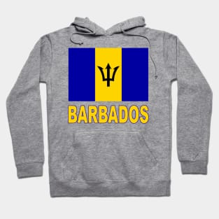 The Pride of Barbados - National Flag of Barbados Design Hoodie